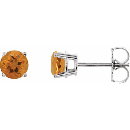 Natural Citrine Earrings