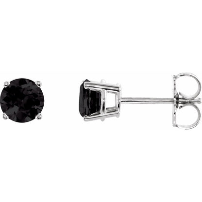Natural Black Onyx Earrings