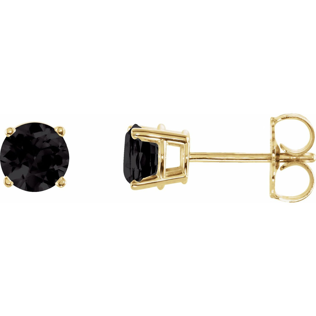 Natural Black Onyx Earrings