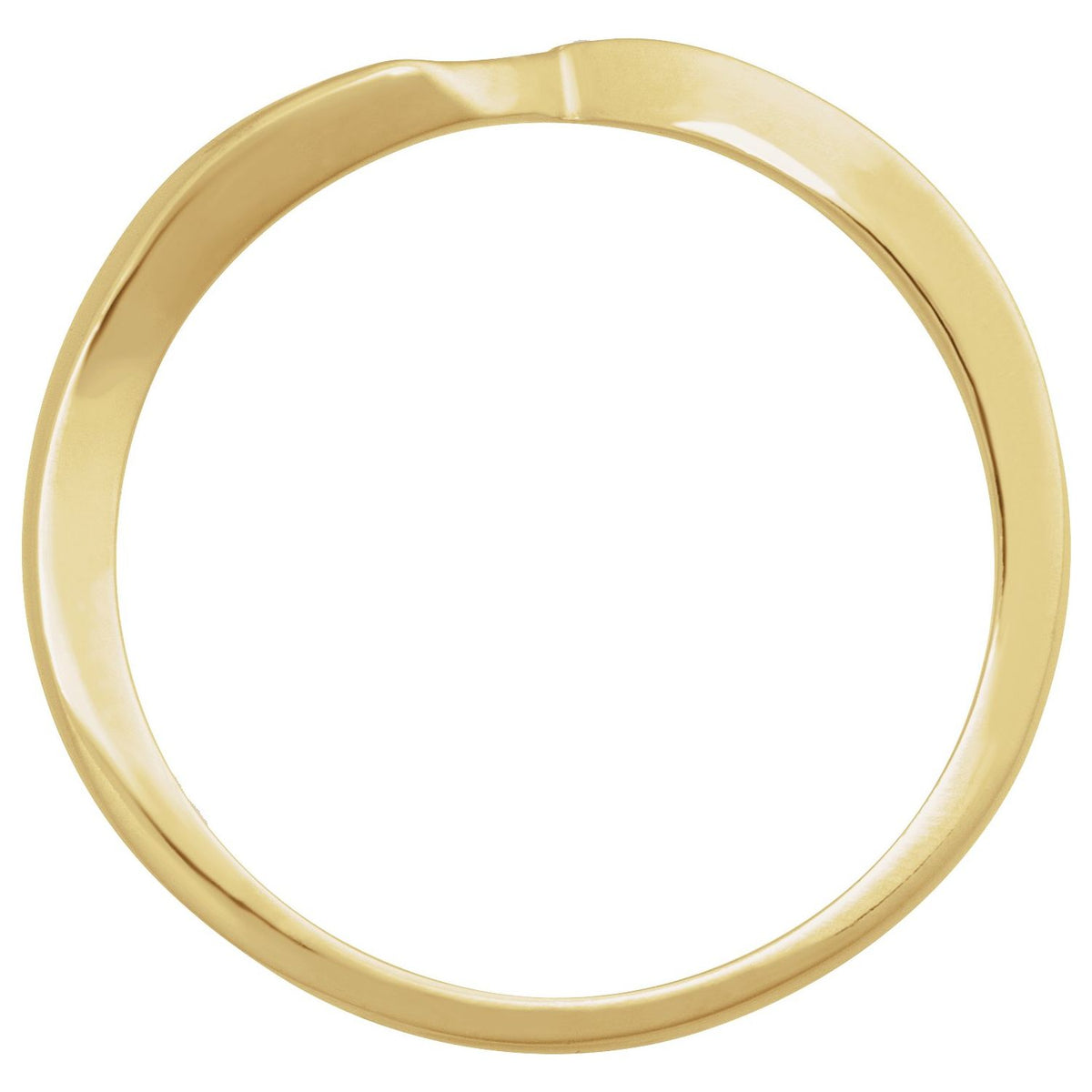 18K Yellow Gold Matching Band, 3.5 mm