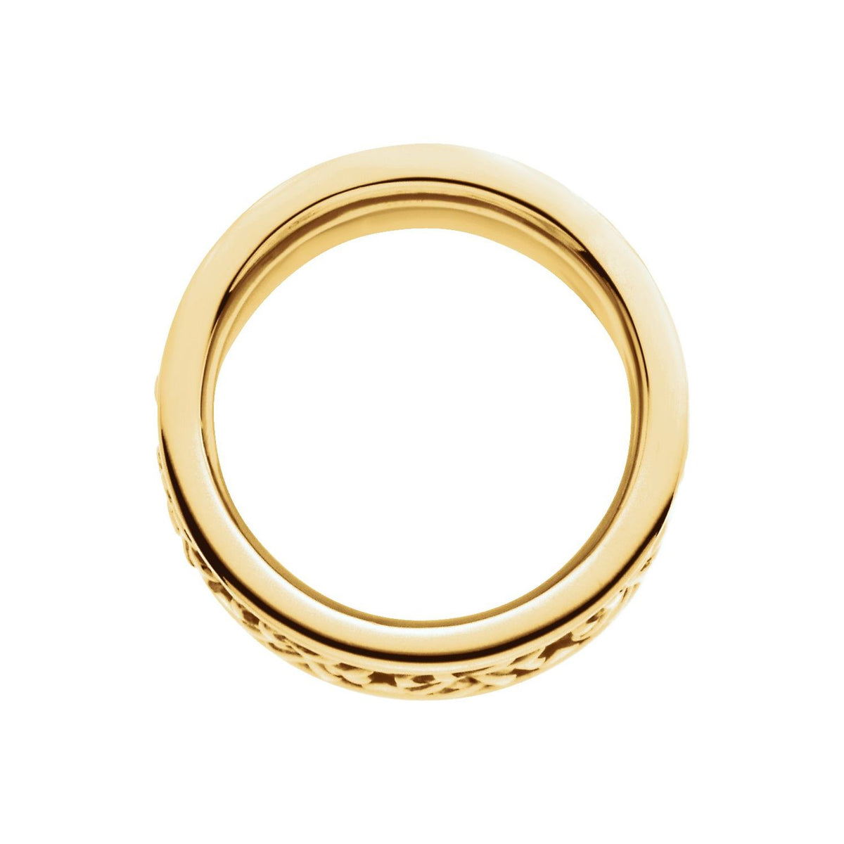 Celtic-Inspired Band, 8.25 mm