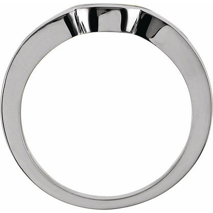 Band, 1.9 mm, Channel-Set Three-Stone Engagement