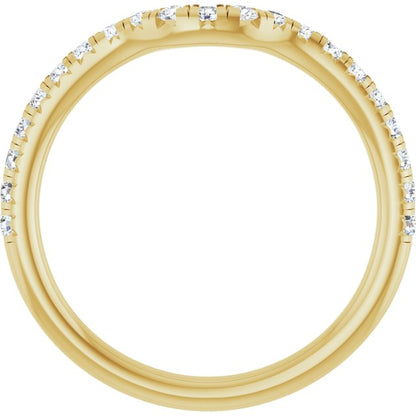 1/3 CTW Lab-Grown Diamond Matching Band