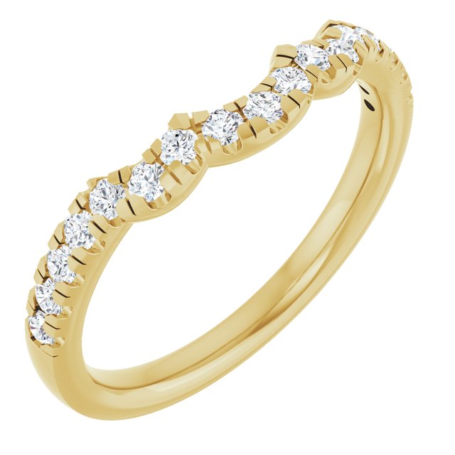 1/4 CTW Lab-Grown Diamond Band for Round Ring