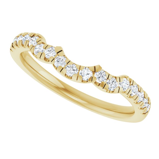 1/4 CTW Lab-Grown Diamond Band for Round Ring