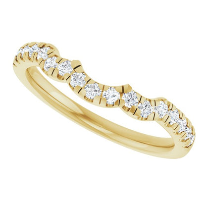 1/4 CTW Lab-Grown Diamond Band for Round Ring