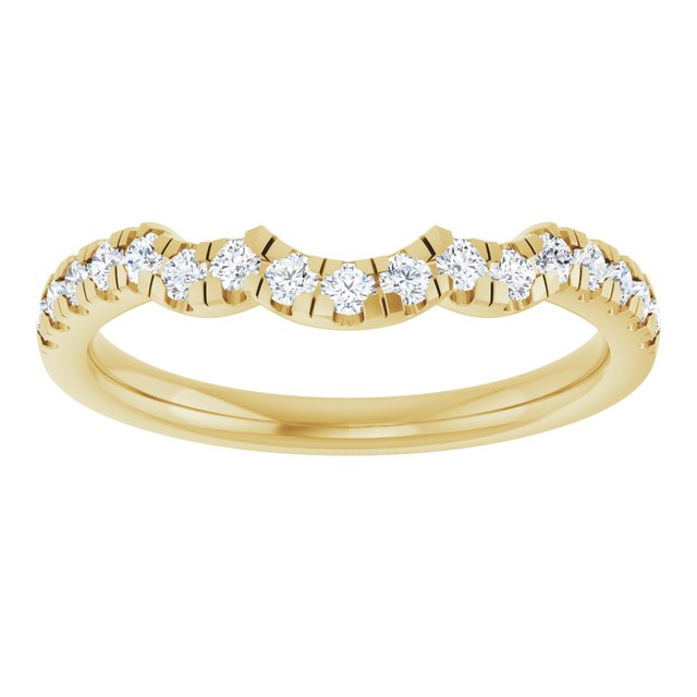 1/4 CTW Lab-Grown Diamond Band for Round Ring