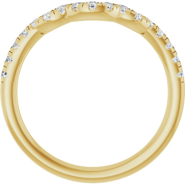 1/4 CTW Lab-Grown Diamond Band for Round Ring