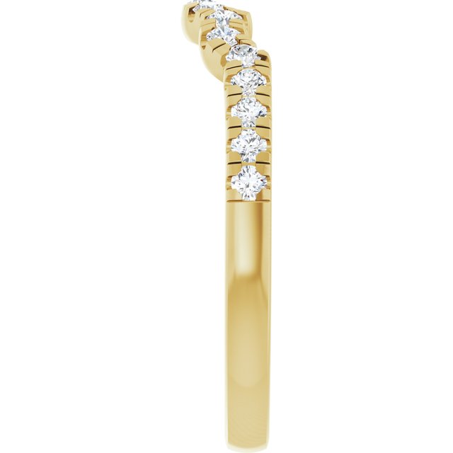 1/4 CTW Lab-Grown Diamond Band for Round Ring