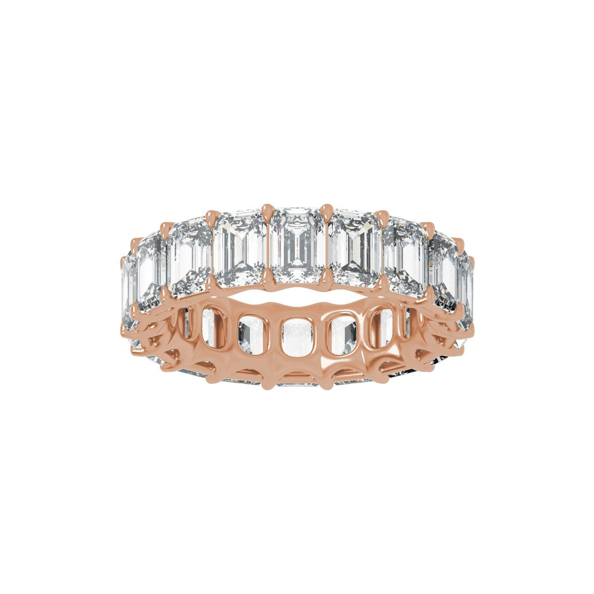 9 3/8 CTW Natural Diamond Low Profile Eternity Band