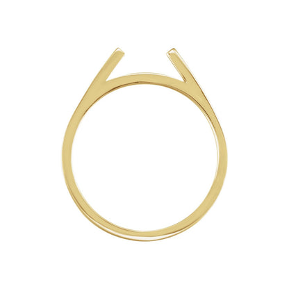 14K Yellow Gold Matching Band, 1.7 mm