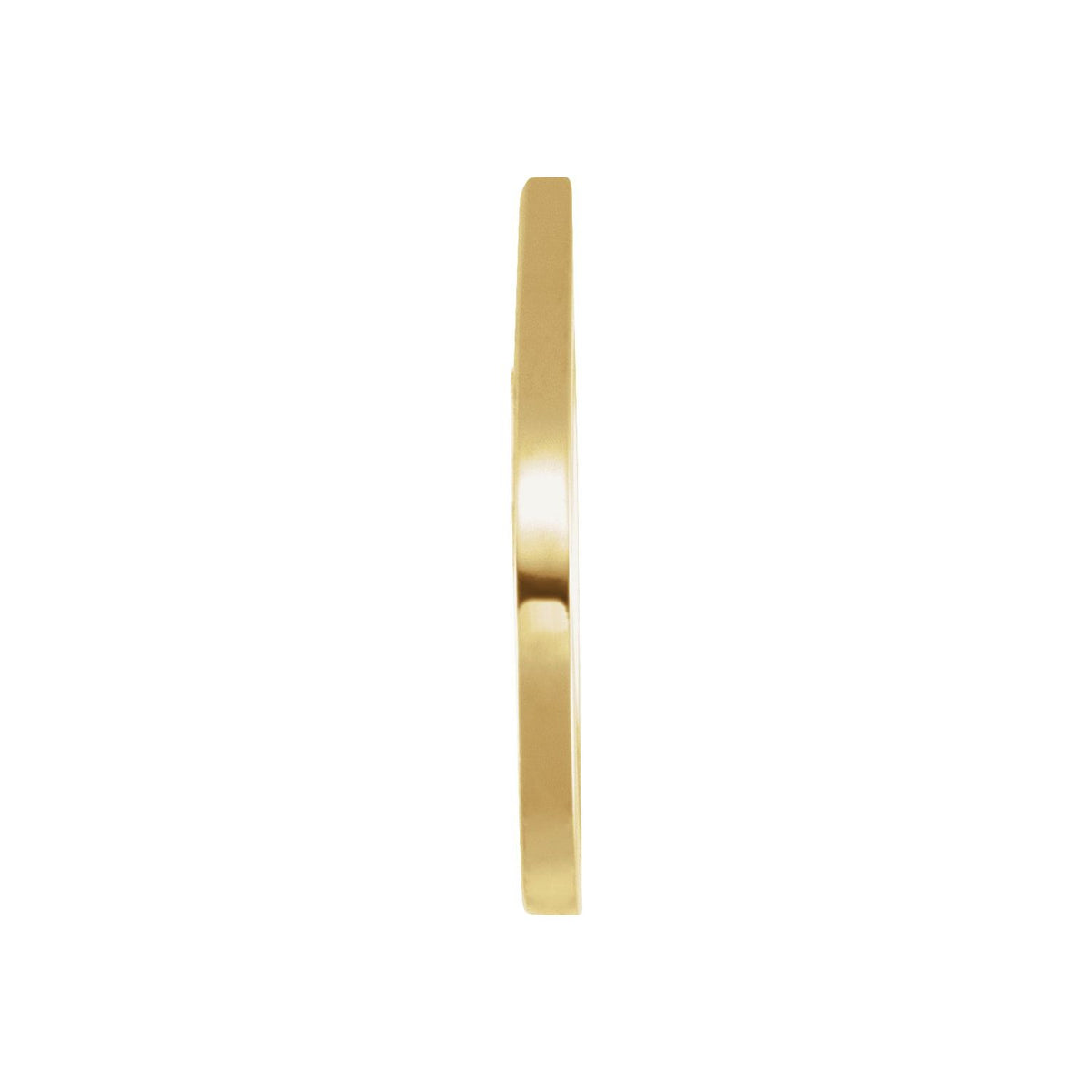 14K Yellow Gold Matching Band, 1.7 mm