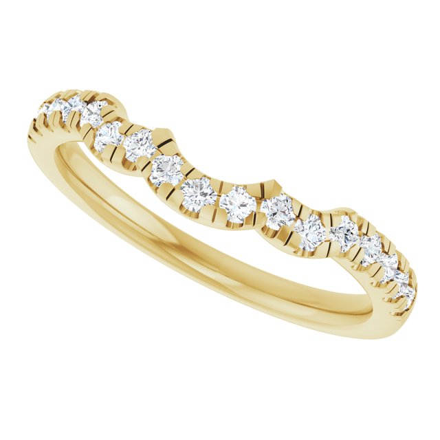 1/4 CTW Lab-Grown Diamond Band for Round Ring