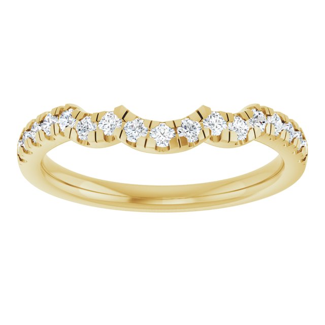 1/4 CTW Lab-Grown Diamond Band for Round Ring