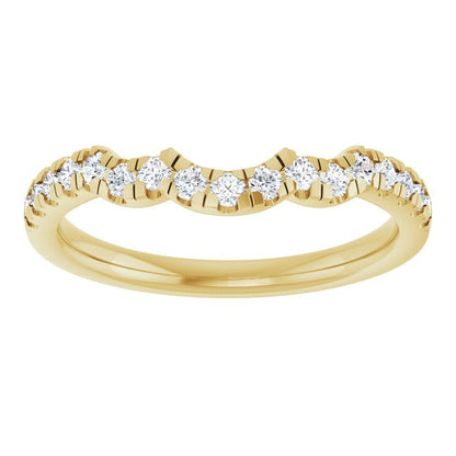 1/4 CTW Lab-Grown Diamond Band for Round Ring
