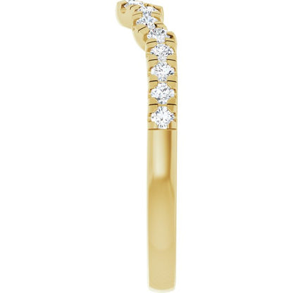 1/4 CTW Lab-Grown Diamond Band for 9x7 mm Oval Ring