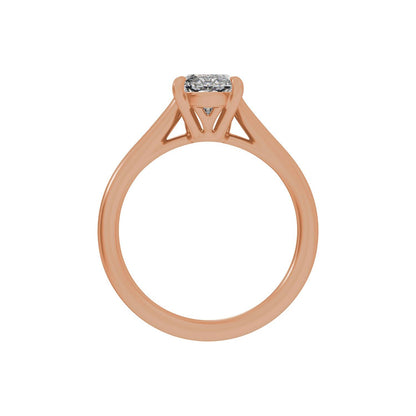 2 CTW Lab-Grown Diamond Engagement Ring, 12.1 mm
