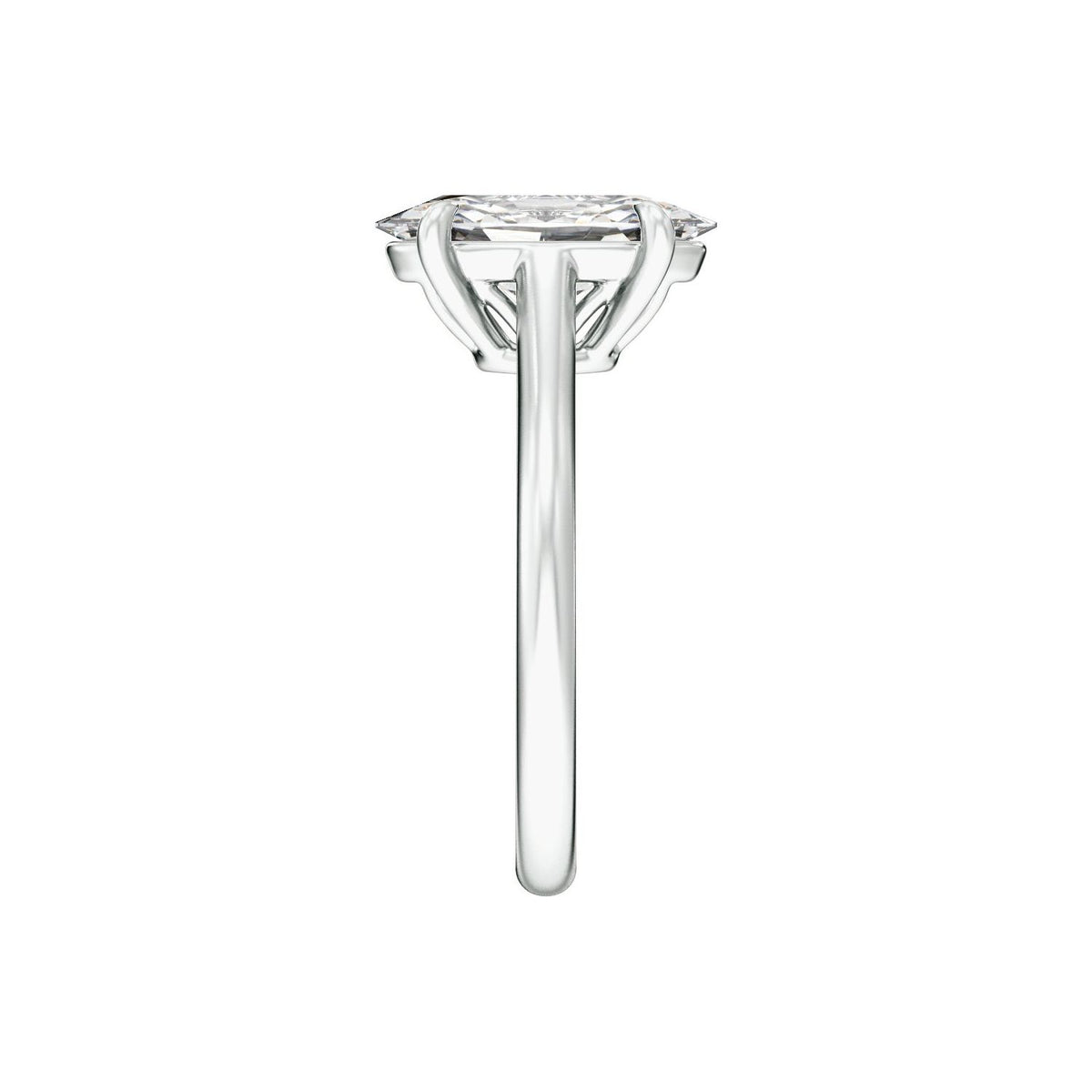 2 CTW Lab-Grown Diamond Engagement Ring, 12.1 mm
