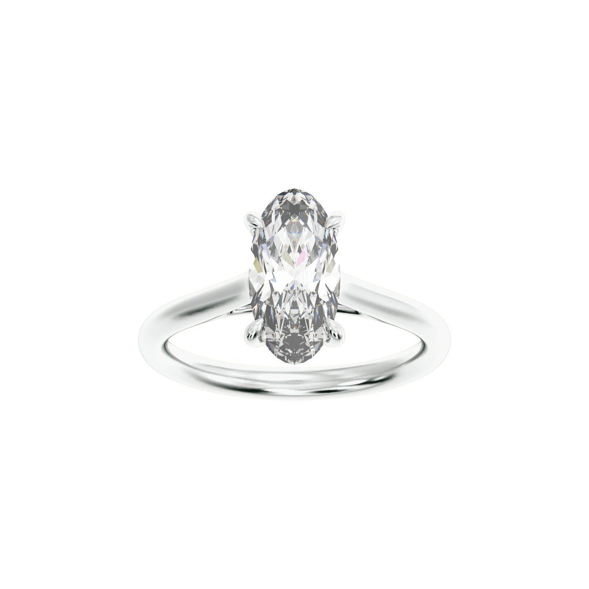 3 CTW Lab-Grown Diamond Engagement Ring