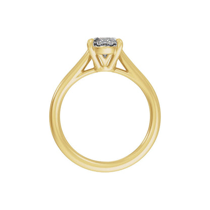 2 CTW Lab-Grown Diamond Engagement Ring, 12.1 mm