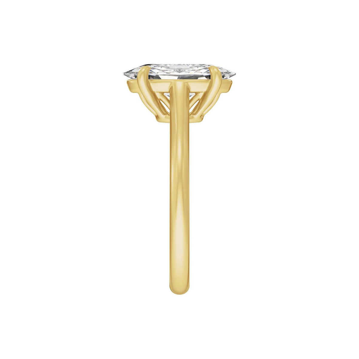 2 CTW Lab-Grown Diamond Engagement Ring, 12.1 mm