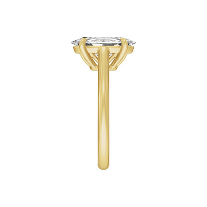 2 CTW Lab-Grown Diamond Engagement Ring, 12.1 mm
