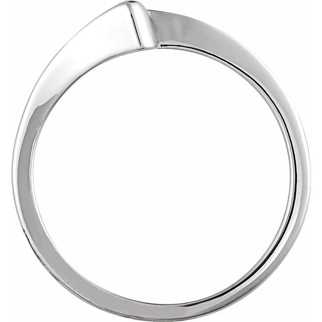 14K X1 White Gold Band, 5.7 mm