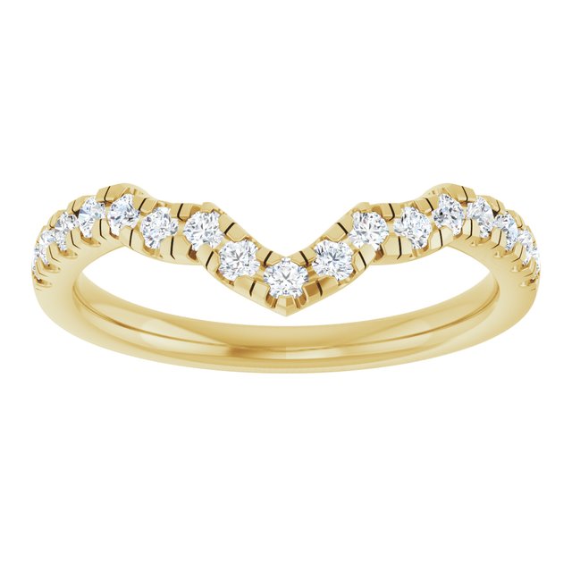 1/4 CTW Lab-Grown Diamond Band for 10x5 mm Marquise Ring
