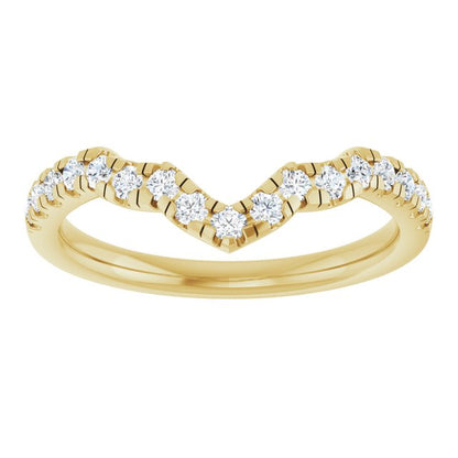 1/4 CTW Lab-Grown Diamond Band for 10x5 mm Marquise Ring