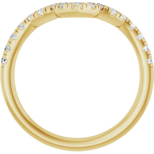 1/4 CTW Lab-Grown Diamond Band for 10x5 mm Marquise Ring