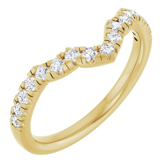 1/4 CTW Lab-Grown Diamond Band for 12x6 mm Marquise Ring