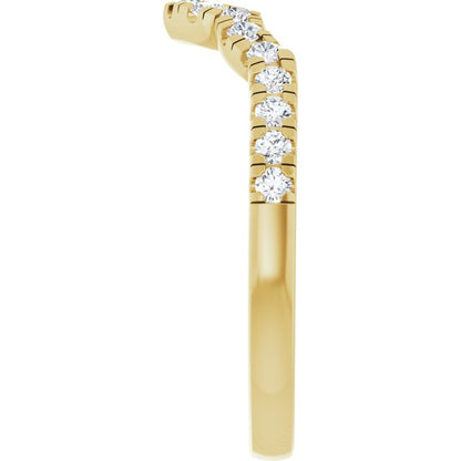 1/4 CTW Lab-Grown Diamond Band for 12x6 mm Marquise Ring