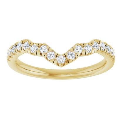 1/4 CTW Lab-Grown Diamond Band for 12x6 mm Marquise Ring