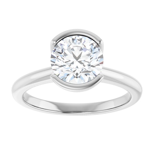 1 1/2 CTW Lab-Grown Diamond Engagement Ring, 9.14 mm