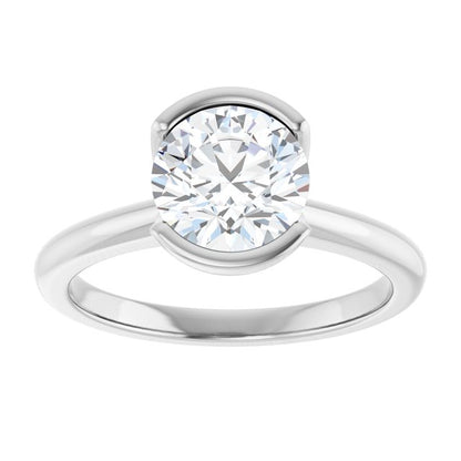 1 1/2 CTW Lab-Grown Diamond Engagement Ring, 9.14 mm