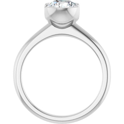 1 1/2 CTW Lab-Grown Diamond Engagement Ring, 9.14 mm