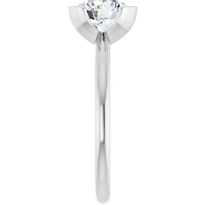 1 1/2 CTW Lab-Grown Diamond Engagement Ring, 9.14 mm