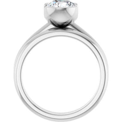 1 1/2 CTW Lab-Grown Diamond Engagement Ring, 9.14 mm