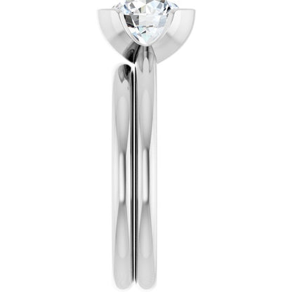1 1/2 CTW Lab-Grown Diamond Engagement Ring, 9.14 mm
