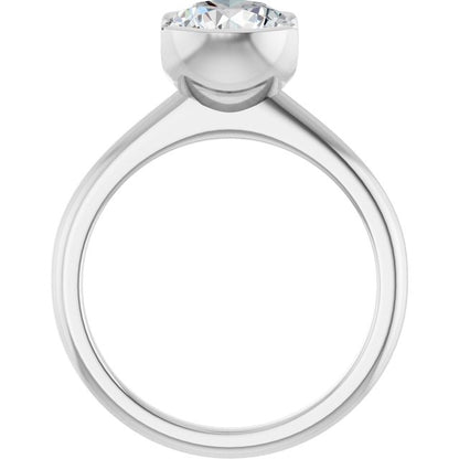 2 CTW Lab-Grown Diamond Engagement Ring, 9.8 mm