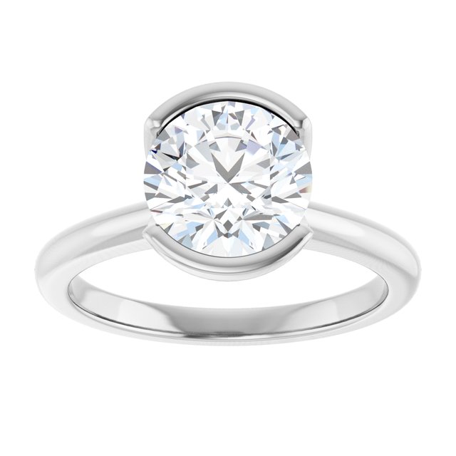 2 CTW Lab-Grown Diamond Engagement Ring, 9.8 mm