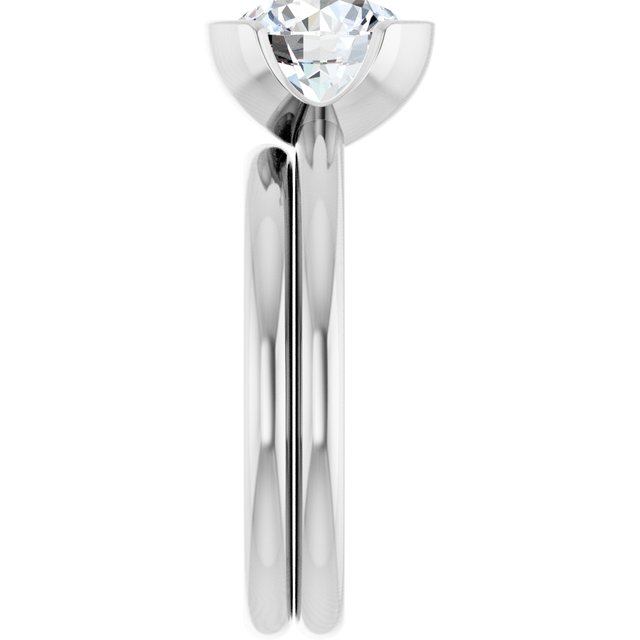 2 CTW Lab-Grown Diamond Engagement Ring, 9.8 mm