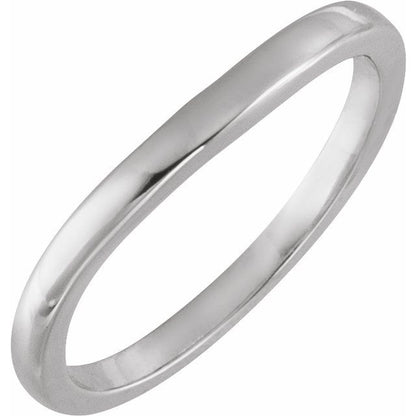 Matching Band for 4.5x4.5 mm Square Ring