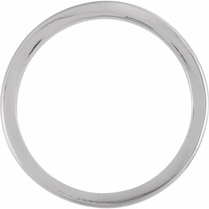 Matching Band for 4.5x4.5 mm Square Ring