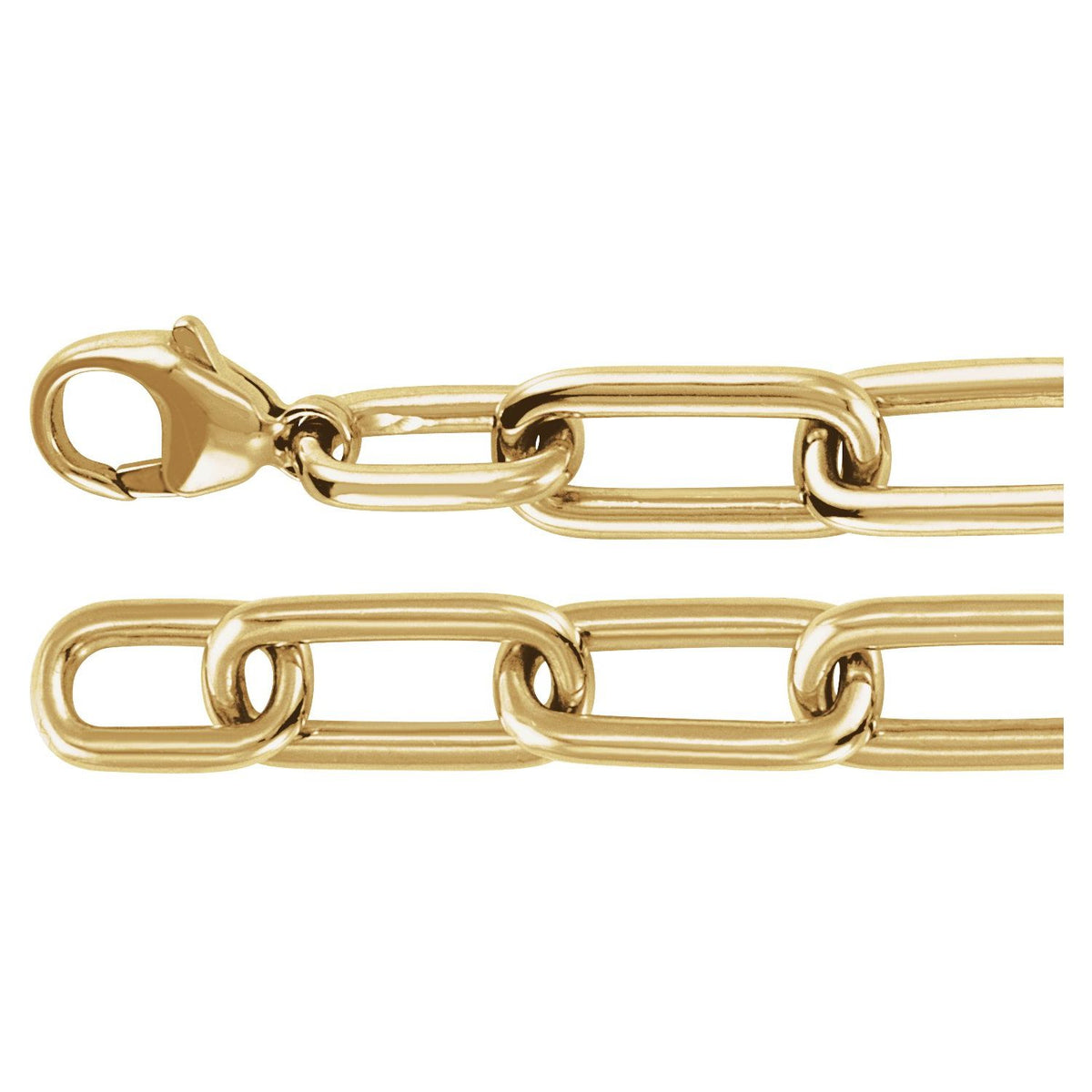1 1/2 CTW Lab-Grown Diamond Paperclip-Style 7" Bracelet