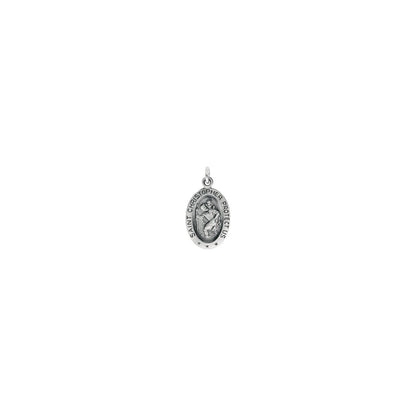 15x11 mm Oval St. Christopher Medal