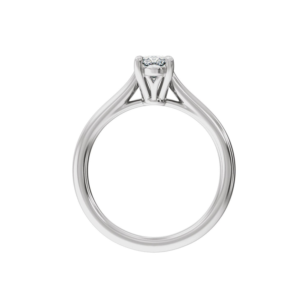 1 CTW Lab-Grown Diamond Engagement Ring, 10 mm