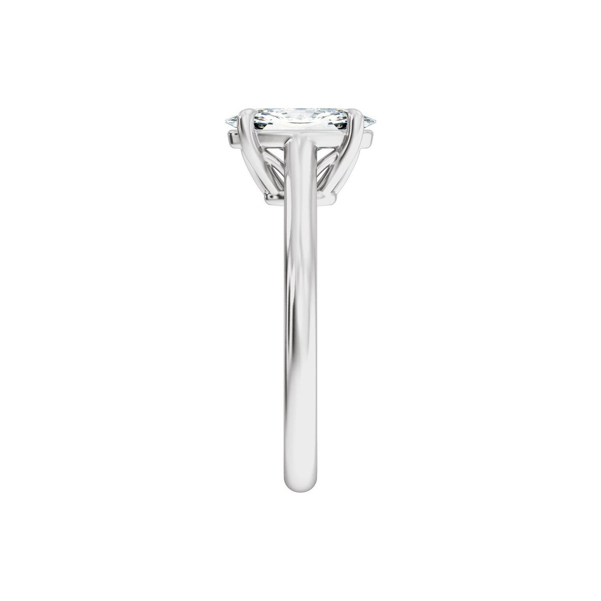 1 CTW Lab-Grown Diamond Engagement Ring, 10 mm