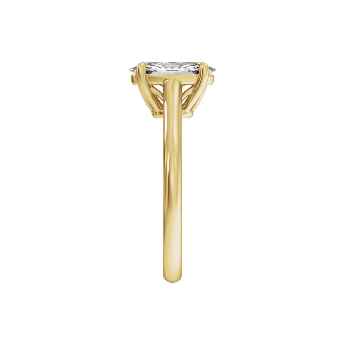 1 CTW Lab-Grown Diamond Engagement Ring, 10 mm