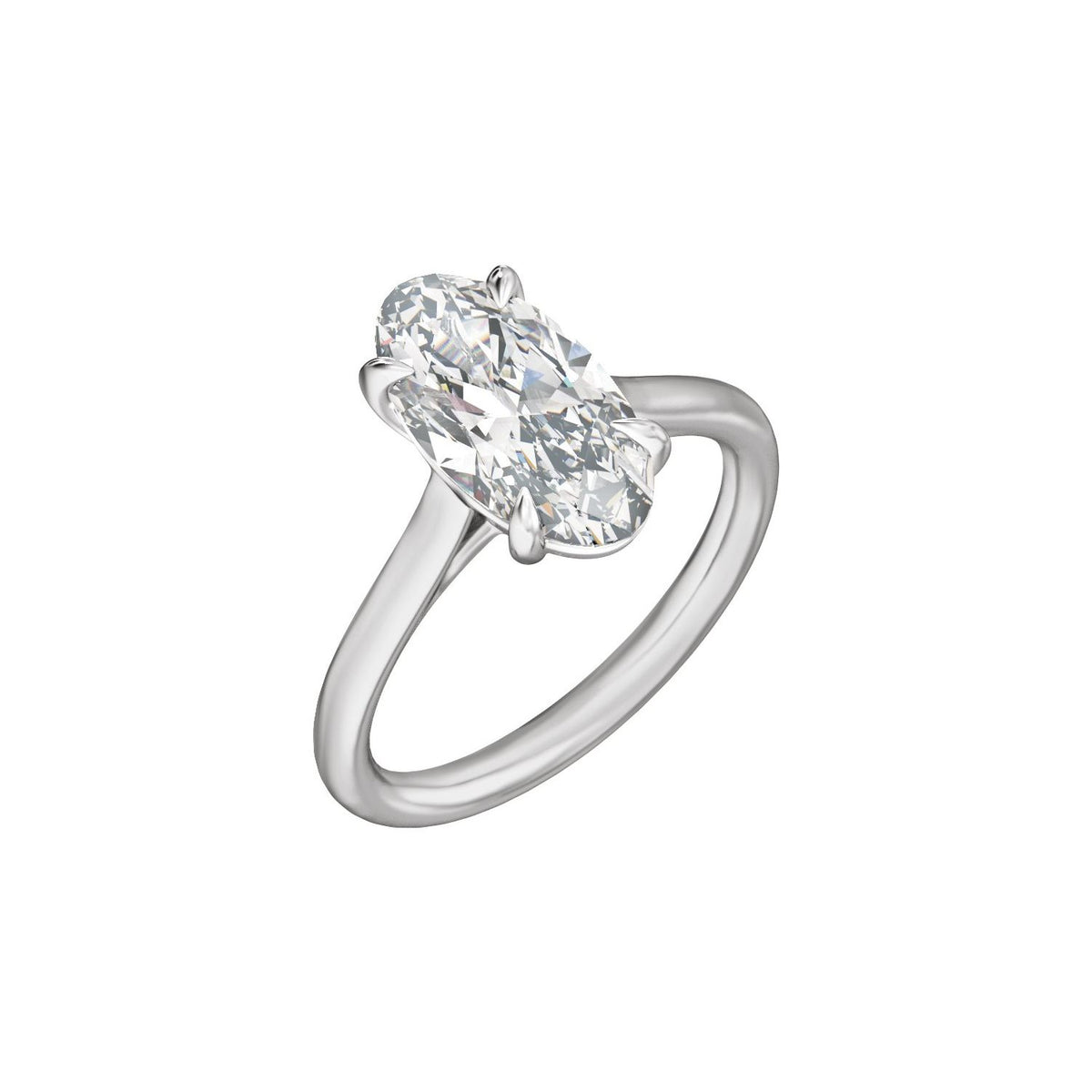 3 CTW Lab-Grown Diamond Engagement Ring